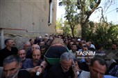 مراسم تشییع پیکر مادر شهیدان چنگیزی درهمدان