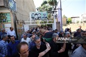 مراسم تشییع پیکر مادر شهیدان چنگیزی درهمدان