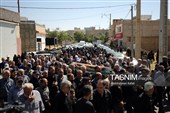 مراسم تشییع پیکر مادر شهیدان چنگیزی درهمدان