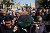 مراسم تشییع پیکر مادر شهیدان چنگیزی درهمدان