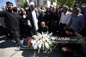 مراسم تشییع پیکر مادر شهیدان چنگیزی درهمدان