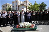 مراسم تشییع پیکر مادر شهیدان چنگیزی درهمدان