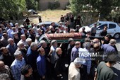مراسم تشییع پیکر مادر شهیدان چنگیزی درهمدان