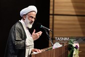 سخنرانی حجت‌الاسلام عبدالله حاجی صادقی نماینده ولی‌فقیه در سپاه پاسداران انقلاب اسلامی در آیین تجلیل از راویان خط مقدم رسانه 