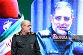 سردار حسین محبی سخنگوی سپاه پاسداران انقلاب اسلامی در آیین تجلیل از راویان خط مقدم رسانه 
