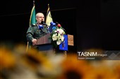 سخنرانی سردار حسین محبی سخنگوی سپاه پاسداران انقلاب اسلامی در آیین تجلیل از راویان خط مقدم رسانه 
