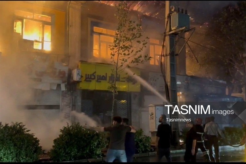 اخبار استان گلستان , اخبار گرگان , آتشسوزی , بازار ,