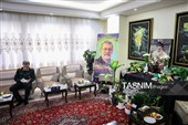 حضور دبیر شورای عالی امنیت ملی در منزل شهید لاریجانی