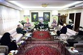 حضور دبیر شورای عالی امنیت ملی در منزل شهید لاریجانی