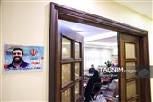 حضور دبیر شورای عالی امنیت ملی در منزل شهید لاریجانی