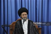 جلسه درس اخلاق آیت‌الله سید حسن عاملی در قاب تصویر