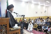 جلسه درس اخلاق آیت‌الله سید حسن عاملی در قاب تصویر
