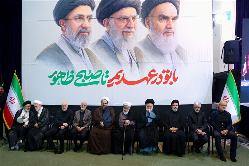 President Attends 40th-Day Ceremony for Martyred Leader in Tehran