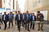 بازدید خبرنگاران  از شهرک مسکن ملی کشور در اردبیل