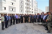 بازدید خبرنگاران ملی و استانی از مسکن ملی اردبیل 