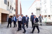 بازدید خبرنگاران ملی و استانی از مسکن ملی اردبیل 