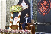 اربعین آقای شهید ایران در حرم بانوی کرامت