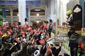 اربعین آقای شهید ایران در حرم بانوی کرامت
