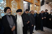 اربعین آقای شهید ایران در حرم بانوی کرامت