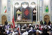 اربعین آقای شهید ایران در حرم بانوی کرامت