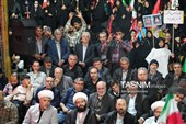 اجتماع با شکوه مردم مبعوث اردبیل در میدان بیعت