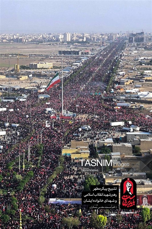 شهید امام خامنه ای (ره) , اخبار قم , بدرقه آقای شهید ایران , تشییع امام شهید , تشییع رهبر شهید , 