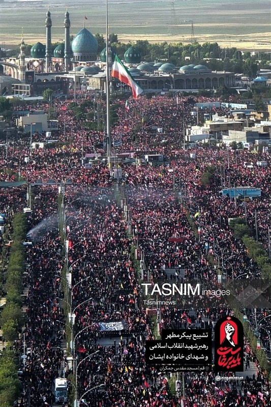 شهید امام خامنه ای (ره) , اخبار قم , بدرقه آقای شهید ایران , تشییع امام شهید , تشییع رهبر شهید , 