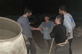 البرز قشم را تنها نگذاشت؛ جهادگران دانشجو پای کار بازسازی آمدند