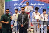 گزارش تصویری| رقابت کاراته‌کاران فرزندان کارگران گیلان