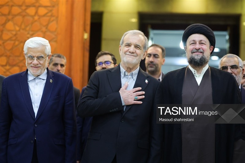 تجدید میثاق رئیس جمهور و هیئت دولت با آرمانهای امام راحل
