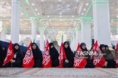 اجتماع بانوان مهدی یاور در مسجد جمکران