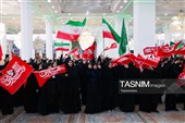 اجتماع بانوان مهدی یاور در مسجد جمکران