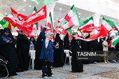 اجتماع بانوان مهدی یاور در مسجد جمکران