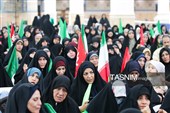 اجتماع بانوان مهدی یاور در مسجد جمکران