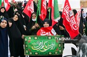 اجتماع بانوان مهدی یاور در مسجد جمکران