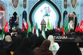 اجتماع بانوان مهدی یاور در مسجد جمکران