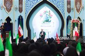 اجتماع بانوان مهدی یاور در مسجد جمکران
