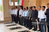 آغاز هفته دولت در استان بوشهر با ادای احترام به شهدا