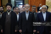 تجدید میثاق رئیس جمهور و هیئت دولت با آرمانهای امام راحل