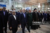 تجدید میثاق رئیس جمهور و هیئت دولت با آرمانهای امام راحل