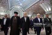 تجدید میثاق رئیس جمهور و هیئت دولت با آرمانهای امام راحل