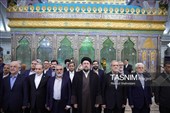 تجدید میثاق رئیس جمهور و هیئت دولت با آرمانهای امام راحل