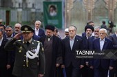 تجدید میثاق رئیس جمهور و هیئت دولت با آرمانهای امام راحل