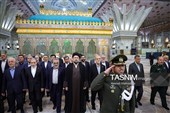 تجدید میثاق رئیس جمهور و هیئت دولت با آرمانهای امام راحل
