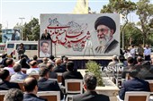 آیین تجدید میثاق با شهدا در آغاز هفته دولت