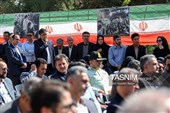 آیین تجدید میثاق با شهدا در آغاز هفته دولت
