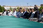 اهتزاز پرچم «محمد رسول‌الله» در بیرجند