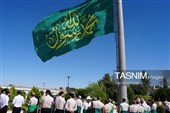 اهتزاز پرچم «محمد رسول‌الله» در بیرجند