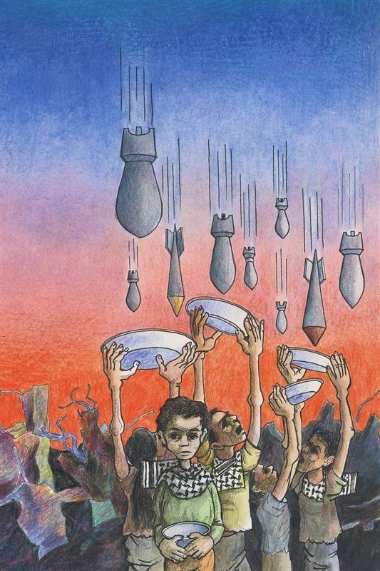 کشور فلسطین , کرانه باختری , نوار غزه , رژیم صهیونیستی (اسرائیل) , نقاشی , هنرهای تجسمی , شجرة الزیتون ,