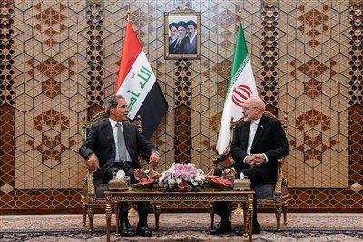 قاليباف يستقبل رئيس مجلس القضاء الأعلى العراقي